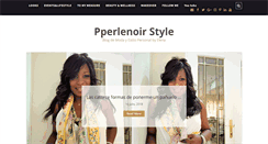 Desktop Screenshot of pperlenoirstyle.com