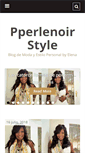 Mobile Screenshot of pperlenoirstyle.com